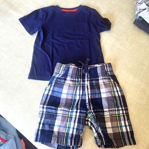 Navy blue 2T 2 pc summer outfit